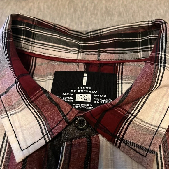 Mens l/s iJeans Button Up Shirt - Picture 2 of 5